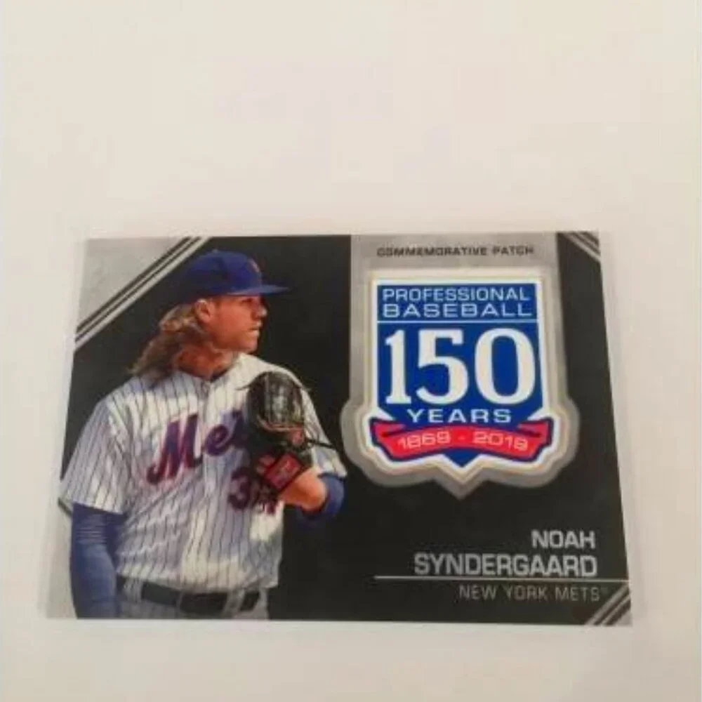 2019 Topps 150th Anniversary Comm Patch Noah Syndergaard Mets #AMP-NS (043)